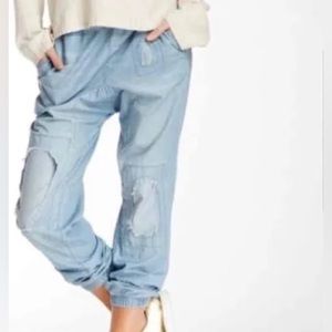 Wildfox Small Drop Crotch Jean Jogger